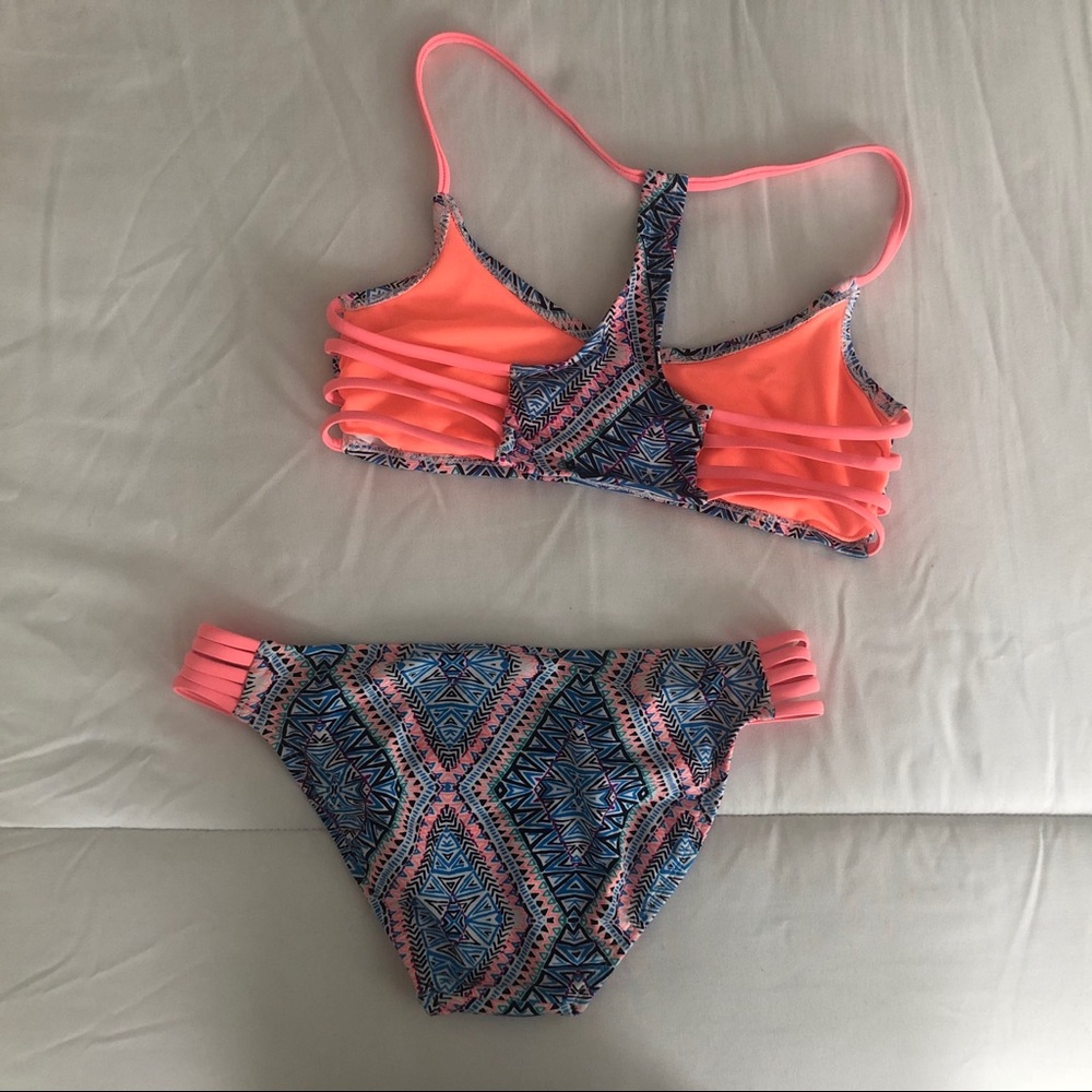 Patterned Colorful Bikini - Picture 2 of 4